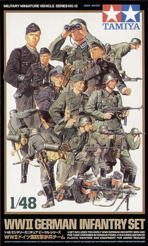 Tamiya TA32512 - German (WWII) Infantry - 1:48