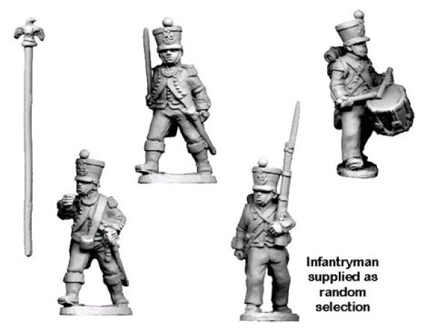 Napoleonics RFH024 - Napoleonic French - Command in Shako