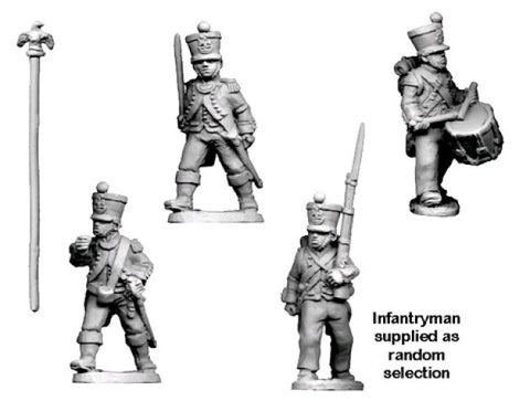 Napoleonics RFH024 - Napoleonic French - Command in Shako