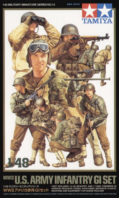 Tamiya - 32513 - U.S. Army Infantry GI set - 1:48