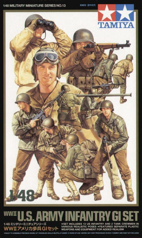 Tamiya - 32513 - U.S. Army Infantry GI set - 1:48