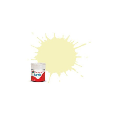 Humbrol - Paints & Painting - N.41 Ivory Gloss Acrylic - AB0041