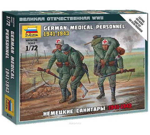 German medical personnel 1941-1943 - 1:72 - Zvezda - 6143 - @