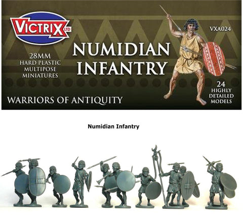 Numidian Infantry - Victrix - VXA024 - 28mm