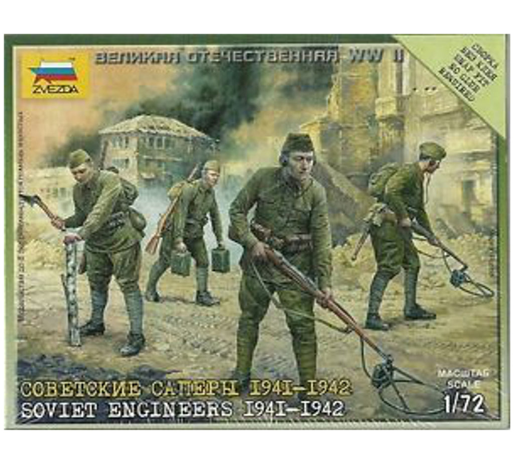 Zvezda - 6108 - Soviet engineers 1941-1942 - 1:72