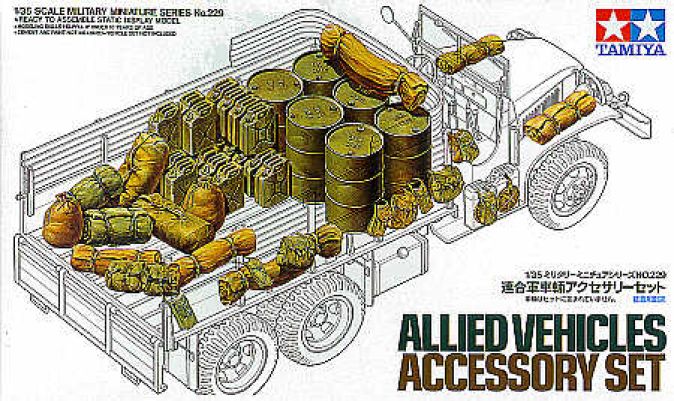 Tamiya 35229 - Allied Vehicles Accessory set - 1:35