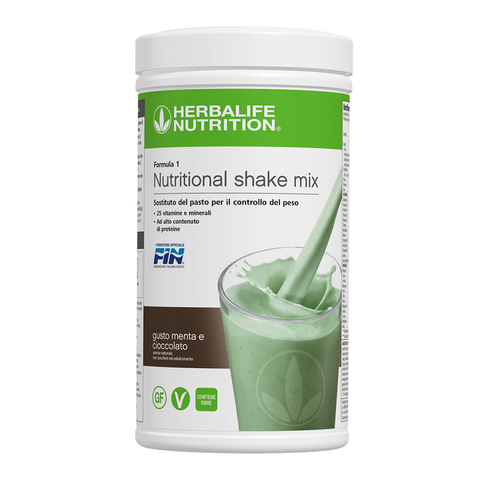 Herbalife - Formula 1 sostituto del pasto Menta e Cioccolato 550 gr.