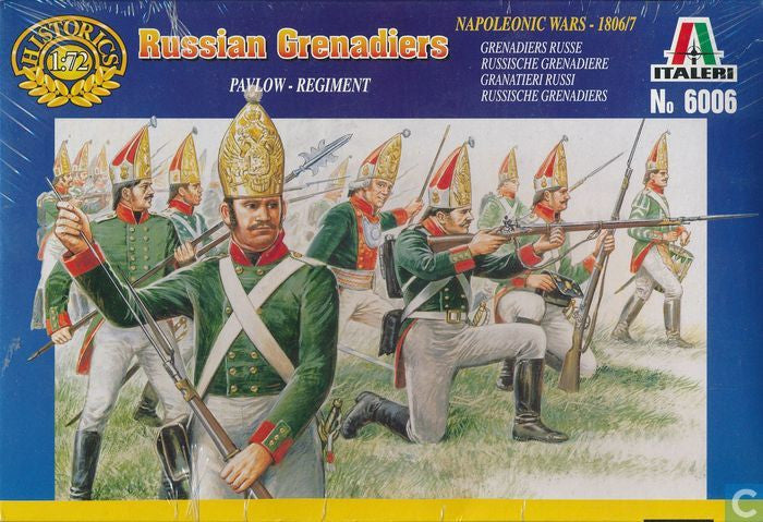 Italeri 6006 - Russian Grenadiers (Pavlow - Regiment) - 1:72