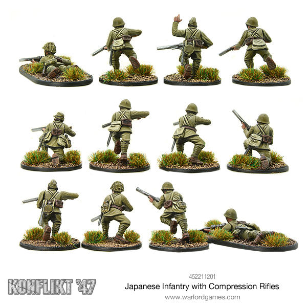 Warlord Games 452211201 - Japanese Infantry with Compression Rifles