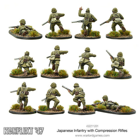 Warlord Games 452211201 - Japanese Infantry with Compression Rifles