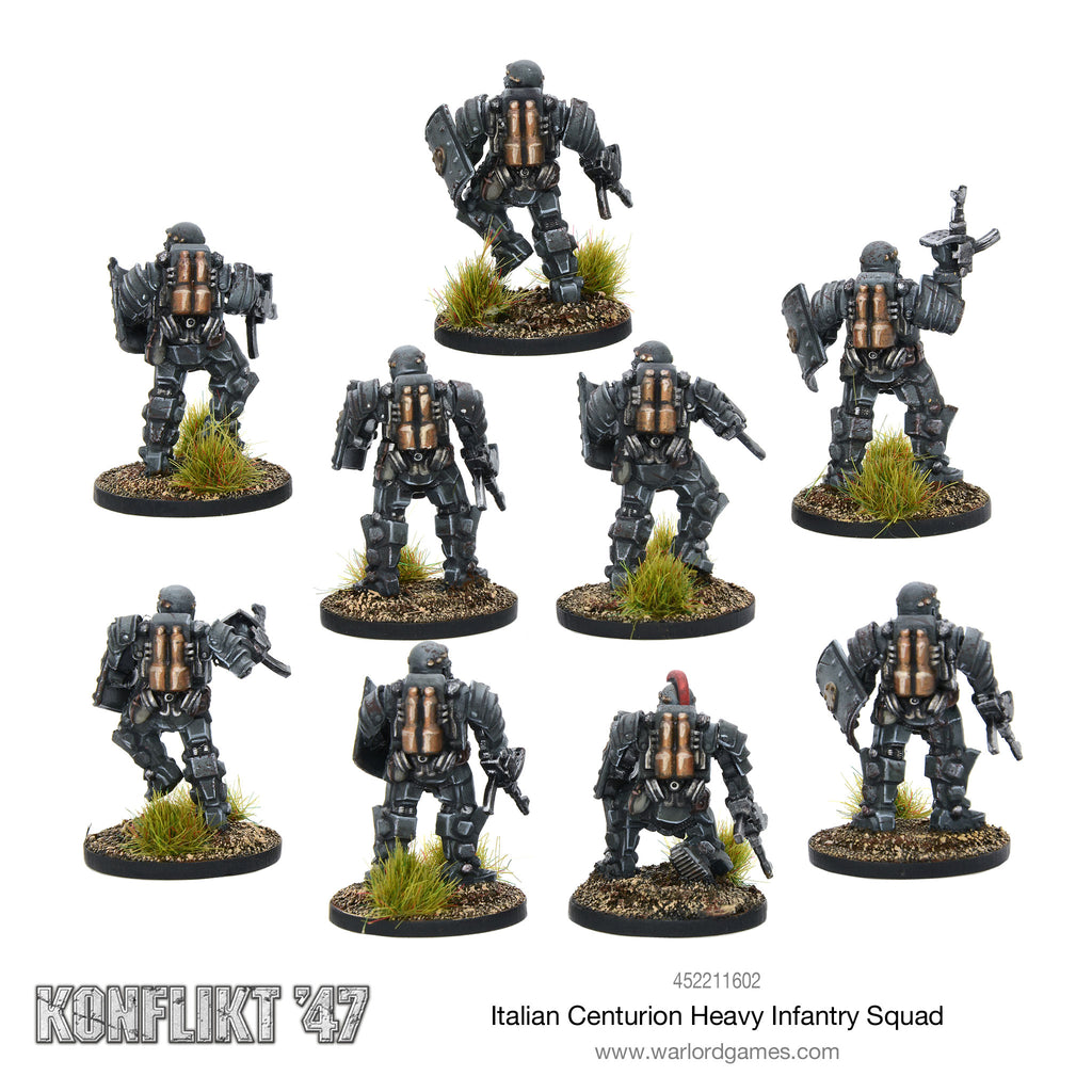 Warlord Games 452211602 - Italian Centurion Heavy Infantry Squad