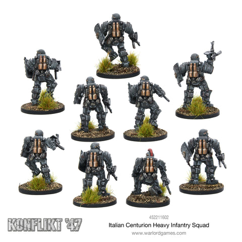 Warlord Games 452211602 - Italian Centurion Heavy Infantry Squad