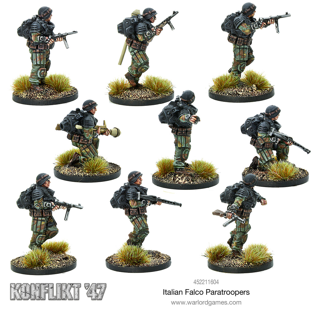 Warlord Games 452211604 - Italian Falco Paratroopers