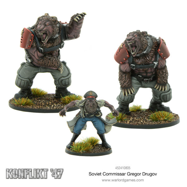 Warlord Games 452410805 - Soviet Commissar Gregor Drugov