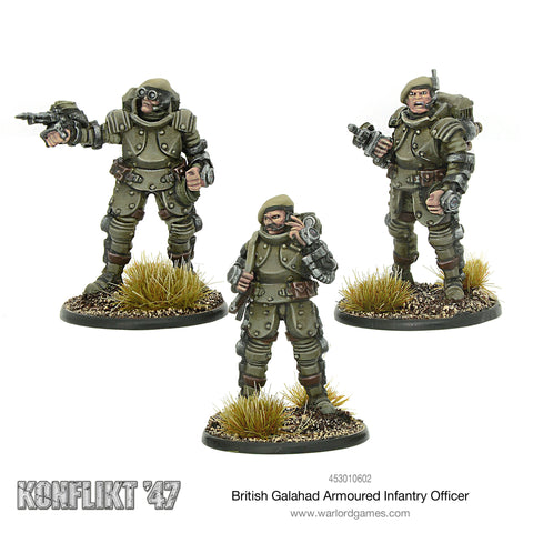 Warlord Games 453010602 - British Galahad Armoured Infantry Officers