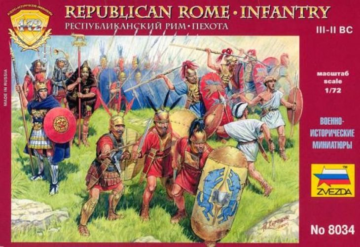 Republican Rome infantry - 1:72 - Zvezda - 8034 - @