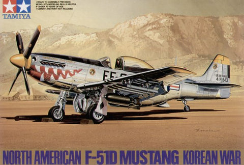 Tamiya 61044 - North-American P-51D Mustang Korean War - 1:48