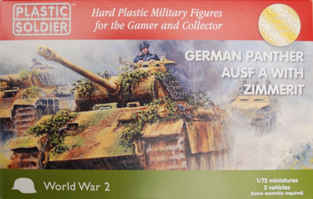 Plastic Soldier - WW2V20011 - German Panther ausf a with zimmerit - 1:72