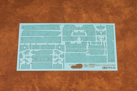 Tamiya - 12671 - German 'Elefant' Heavy Tank Destroyer Zimmerit Sheet - 1:48