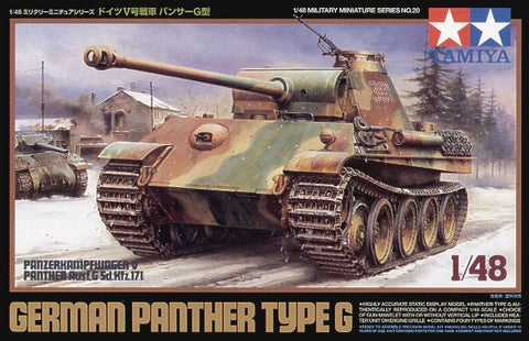 Tamiya TA32520 - Pz.Kpfw.V Panther Ausf.G - 1:48