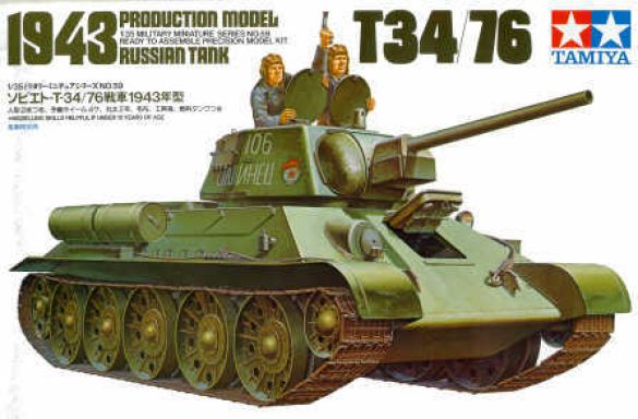 Tamiya TA35059 - Soviet T-34/76 1943 - 1:35
