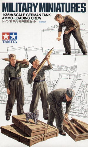 Tamiya - 35188 - German (WWII) Tank Gun Loaders - 1:35