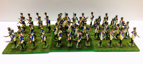 French Infantry - Les Bleus x 48 - 1:72 (PAINTED) - Italeri - 6002 - CP@