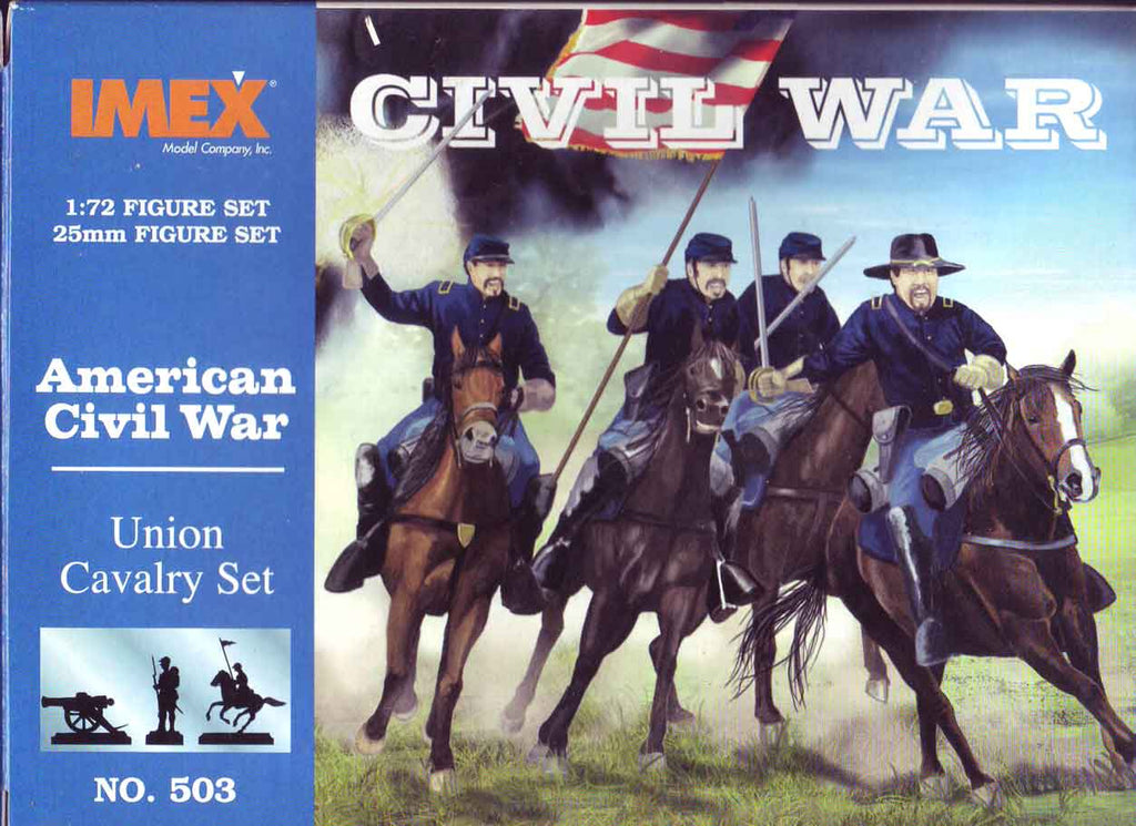 Union cavalry set (American Civil War) - 1:72 - Imex - 503