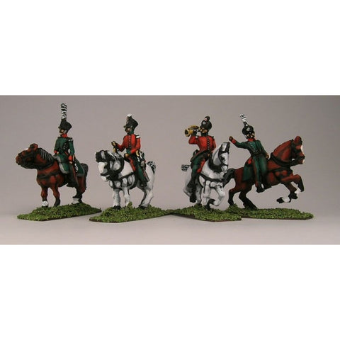 War Modelling - Chasseur à Cheval Command (Napoleonic) - 15mm