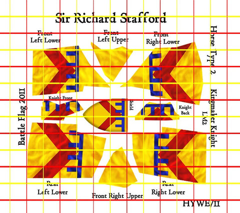Battle Flag - Sir Richard Stafford (Late Medieval) - 28mm
