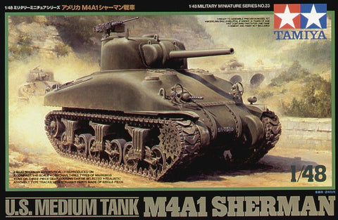 Tamiya TA32523 - Re-released M4A1 Sherman - 1:48