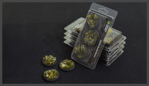 Highland bases RoundLip 50mm (x3) - Gamers Grass - @