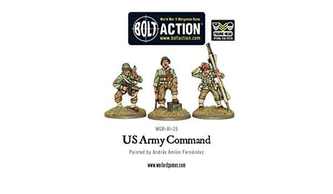 US Army Command - 28mm - Bolt Action - WGB-AI-29