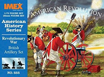 Imex - 555 - Revolutionary War British artillery set (American History) - 1:72