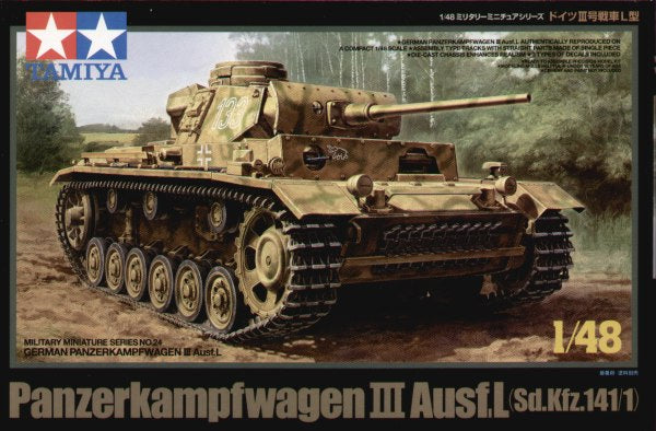 Tamiya TA32524 - Re-released Pz.Kpfw.III Ausf.L Sd.Kfz.141/1 - 1:48