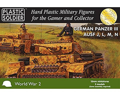 Plastic Soldier - WW2V15010 -  panzer III ausf J,L,M,N - 15mm