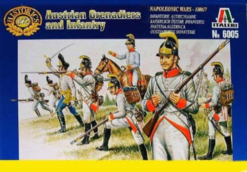 Austrian Grenadiers and infantry (1 Type) - Italeri 6005 -  1:72