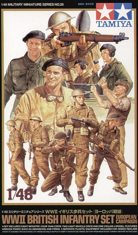 Tamiya TA32526 - British (WWII) Infantry Europe - 1:48