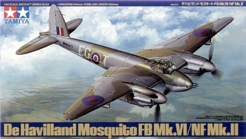 Tamiya - 61062 - de Havilland Mosquito Mk.VI / NF.II - 1:48
