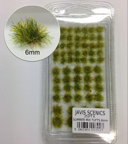 JAVIS - JTUFT6 - Static Grass Tufts- Summer 6mm