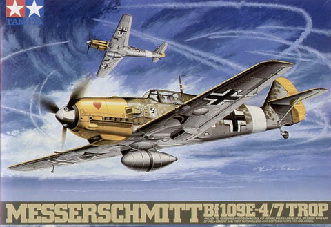 Tamiya 61063 - Messerschmitt Bf-109E-4 / Bf-109E-7 tropical version - 1:48