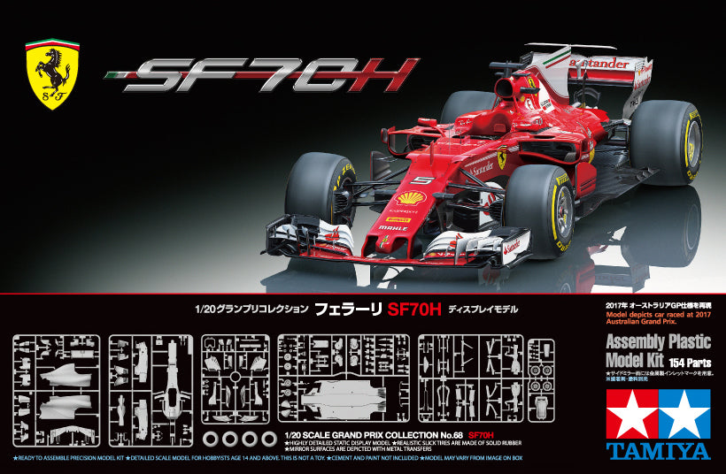 Tamiya - 20068 - Ferrari SF70H F.1 - 1:20