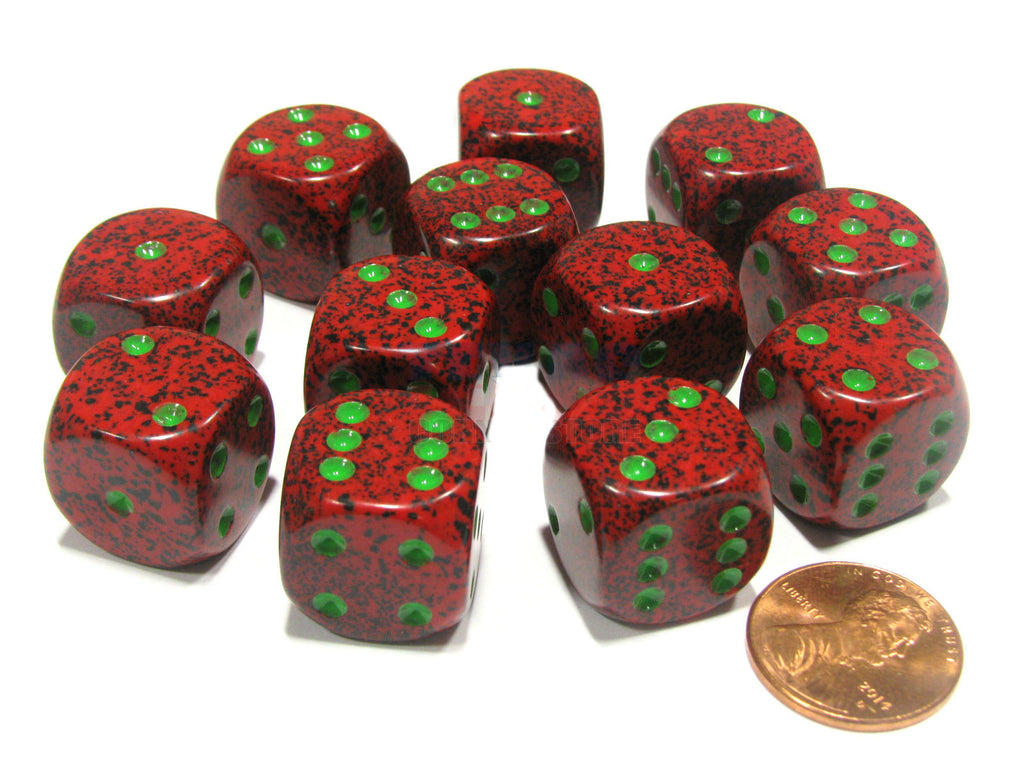 Chessex - 25704 - Strawberry - Dice Block (16mm)