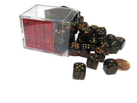 Chessex - 27819 - Scarab Blue Blood w/gold - dice block (12mm)