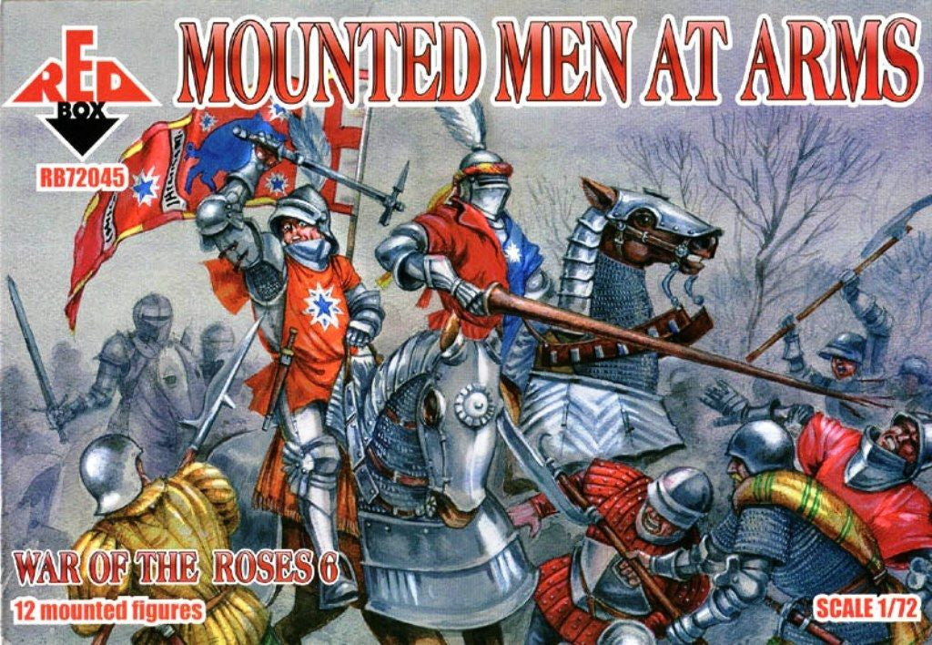 Red Box - 72045 - Mounted men at arms - 1:72