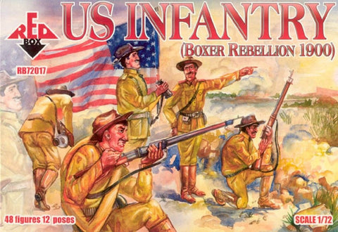 US Infantry Boxer Rebellion 1900 - 1:72 - Red Box - 72017