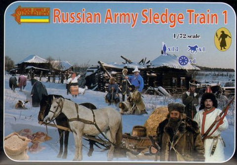 Russian army sledge train 1 - 1:72 - Strelets - 135 - @