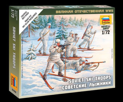 Soviet ski troops - 1:72 - Zvezda - 6199 - @