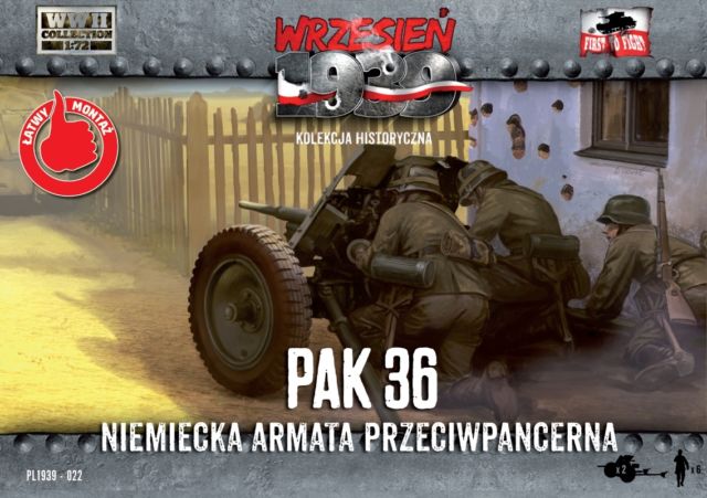 First To Fight - 022 - Pak 36 German anti tank - 1:72