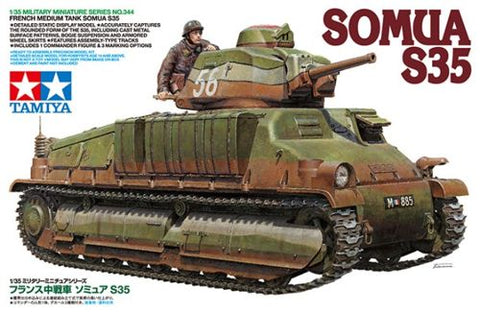 Tamiya 35344 - Somua S35 French Medium Tank - 1:35